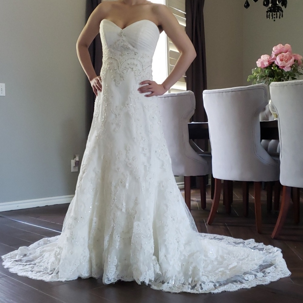 Casablanca Wedding Dress Style 1914 Size 2 - Picture 8 of 8
